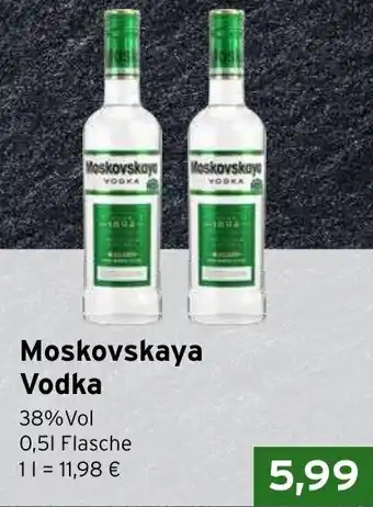 CAP Markt Moskovskaya Vodka 0,5 L Flasche Angebot