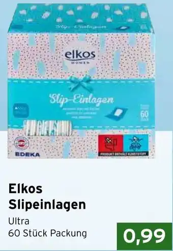 CAP Markt Elkos Slipeinlagen Ultra 60 Stück Packung Angebot