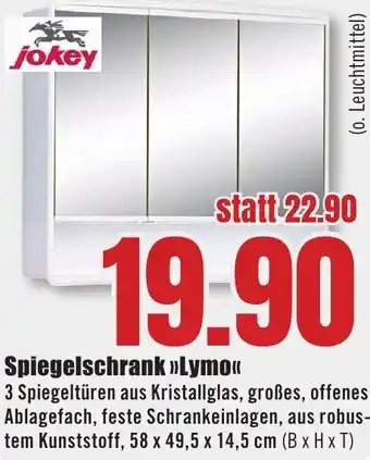 B1 Discount Baumarkt jokey Spiegelschrank Lymo Angebot