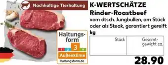 Kaufland K-WERTSCHÄTZE Rinder-Roastbeef Angebot