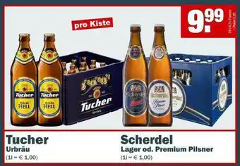 Fränky Getränke Tucher Urbräu Scherdel Lager Od. Premium Pilsner Angebot