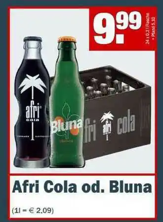 Fränky Getränke Afri Cola Od. Bluna Angebot