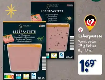 Aldi Nord Gourmet Finest Cuisine Leberpastete 125 g Packung Angebot