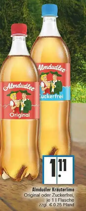 E-Center Almdudler Kräuterlimo Angebot