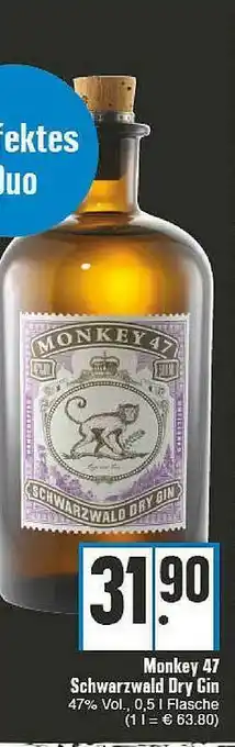 E-Center Monkey 47 Schwarzwald Dry Gin Angebot