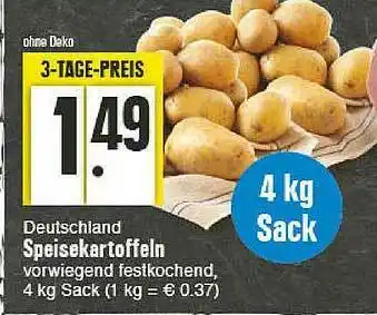 E-Center Deutschland Speisekartoffeln Angebot