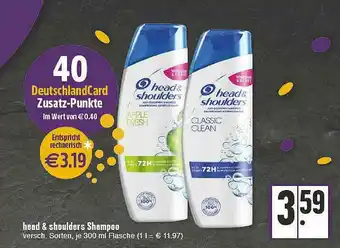 E-Center Head & Shoulders Shampoo Versch. Sorten Angebot