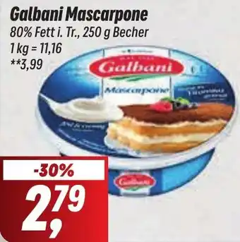 Simmel Galbani Mascarpone 250 g Becher Angebot