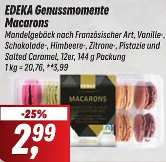 Simmel EDEKA Genussmomente Macarons 144 g Packung Angebot