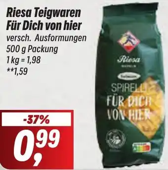 Simmel Riesa Teigwaren Für Dich von hier 500 g Packung Angebot