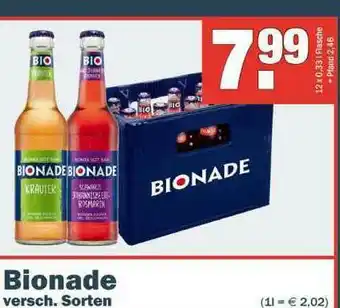 Sobi Getränkemarkt Bionade Versch. Sorten Angebot