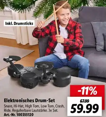 Lidl Elektronisches Drum-Set Angebot