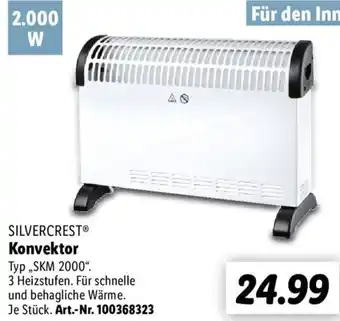 Lidl SILVERCREST Konvektor ,,SKM 2000" Angebot