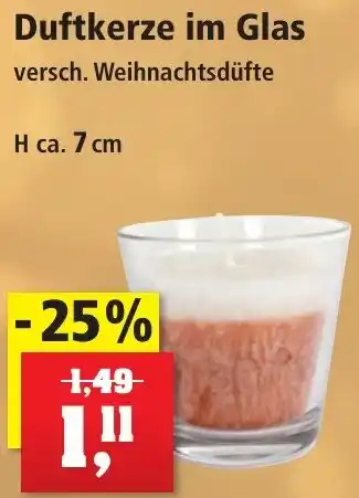 Thomas Philipps Duftkerze im Glas H ca. 7 cm Angebot