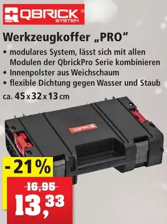 Thomas Philipps QBRICK Werkzeugkoffer ,,PRO" Angebot