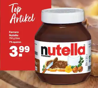 Handelshof Ferrero Nutella 750 g Angebot