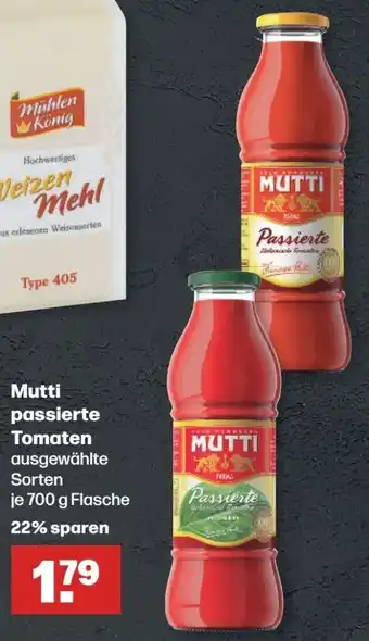 Handelshof Mutti passierte Tomaten 700g Angebot