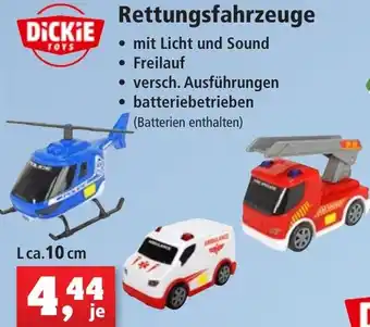 Thomas Philipps Dickie Toys Rettungsfahrzeuge L ca. 10 cm Angebot