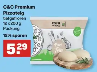 Handelshof C&C Premium Pizzateig tiefgefroren 12 x 200 g Angebot