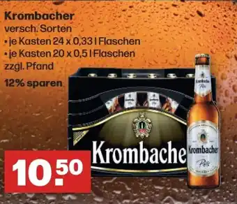 Handelshof Krombacher versch. Sorten 24*330/20*500ml Angebot