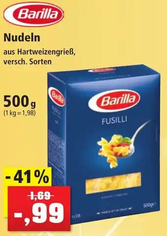 Thomas Philipps Barilla Nudeln 500 g Angebot