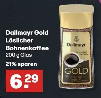 Handelshof Dallmayr Gold Löslicher Bohnenkaffee 200 g Glas Angebot