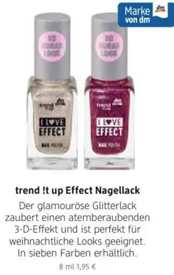 dm drogerie trend !t up Effect Nagellack 8 ml Angebot