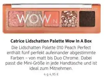 dm drogerie Catrice Lidschatten Palette Wow In A Box 4 g Angebot