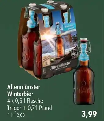 CITTI Markt Altenmünster Winterbier 4*50ml Angebot