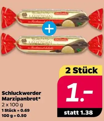 NETTO Schluckwerder marzipanbrot 2x100g Angebot