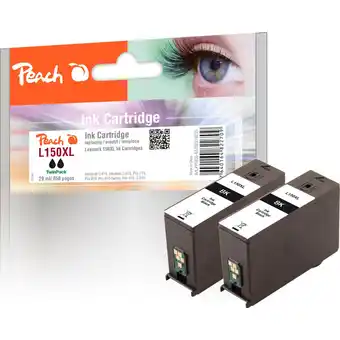 Netto Marken-Discount Peach l150 xlbk 2 druckerpatronen xl 2*bk ersetzt lexmark no. 150xlbk*2, 14n1614e, 14n1636 für z.b. lexmark interpret s 415,  Angebot