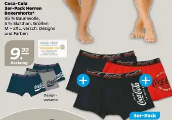 NETTO Coca-Cola 3er-Pack Herren Boxershorts M-2XL Angebot