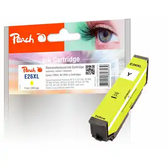 Netto Marken-Discount Peach e26 xly druckerpatrone xl ye ersetzt epson no. 26xl y, c13t26344010 für z.b. epson expression premium xp -510 (wiederau Angebot