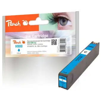 Netto Marken-Discount Peach hp 980 c druckerpatrone cy ersetzt hp no. 980 c, d8j07a für z.b. hp officejet enterprise color flow x 585 z mfp (wieder Angebot