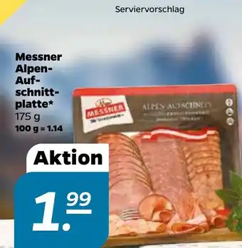 NETTO Messner Alpen-Auf-schnitt-platte 175g Angebot