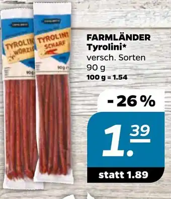 NETTO FARMLANDER Tyrolini 90g Angebot