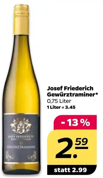 NETTO Josef friederich gewurztraminer 0.75L Angebot