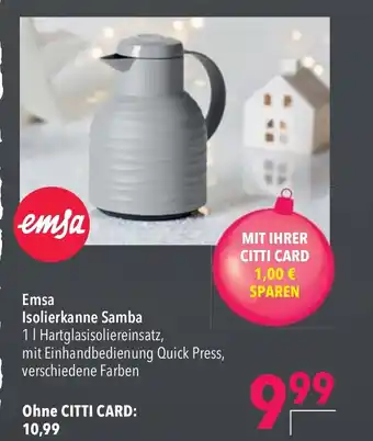 CITTI Markt emsa Isolierkanne Samba Angebot