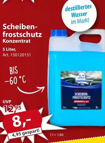 Sonderpreis Baumarkt Scheiben-frostschutz Konzentrat 5 Liter Angebot