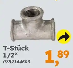 Globus Baumarkt T-Stück 39 1/2" Angebot