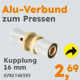 Globus Baumarkt Alu-Verbund zum Pressen Angebot