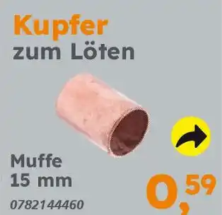 Globus Baumarkt Kupfer zum Löten Angebot