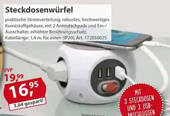 Sonderpreis Baumarkt Steckdosenwürfel Angebot