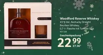 Selgros Woodford Reserve Whiskey 43 % Vol., Kentucky Straight Bourbon Whiskey, 700ml Angebot