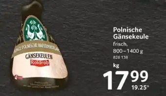 Selgros Polnische Gänsekeule frisch, kg Angebot