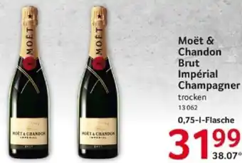 Selgros Moët & Chandon Brut Impérial Champagner trocken 0,75L Angebot