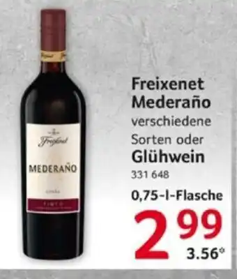 Selgros Freixenet Mederaño verschiedene Sorten oder Glühwein 750ml Angebot