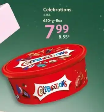 Selgros Mars Celebrations 650-g-Box Angebot