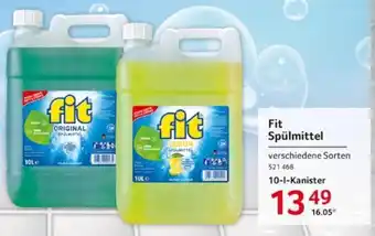 Selgros Fit Spülmittel 10L Angebot