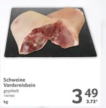 Selgros Schweine Vordereisbein gepökelt kg Angebot